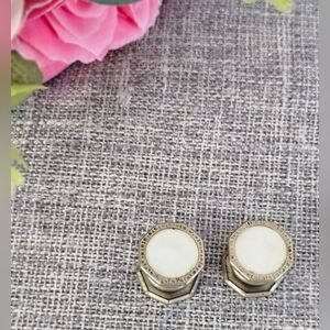 Vintage Mother of Pearl‎ Double Sided Octagon Snap On Cufflinks